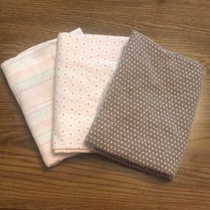 3 preloved receiving blankets